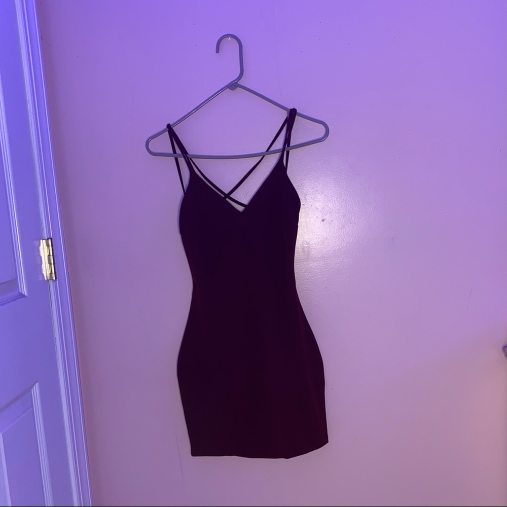 Maroon dress